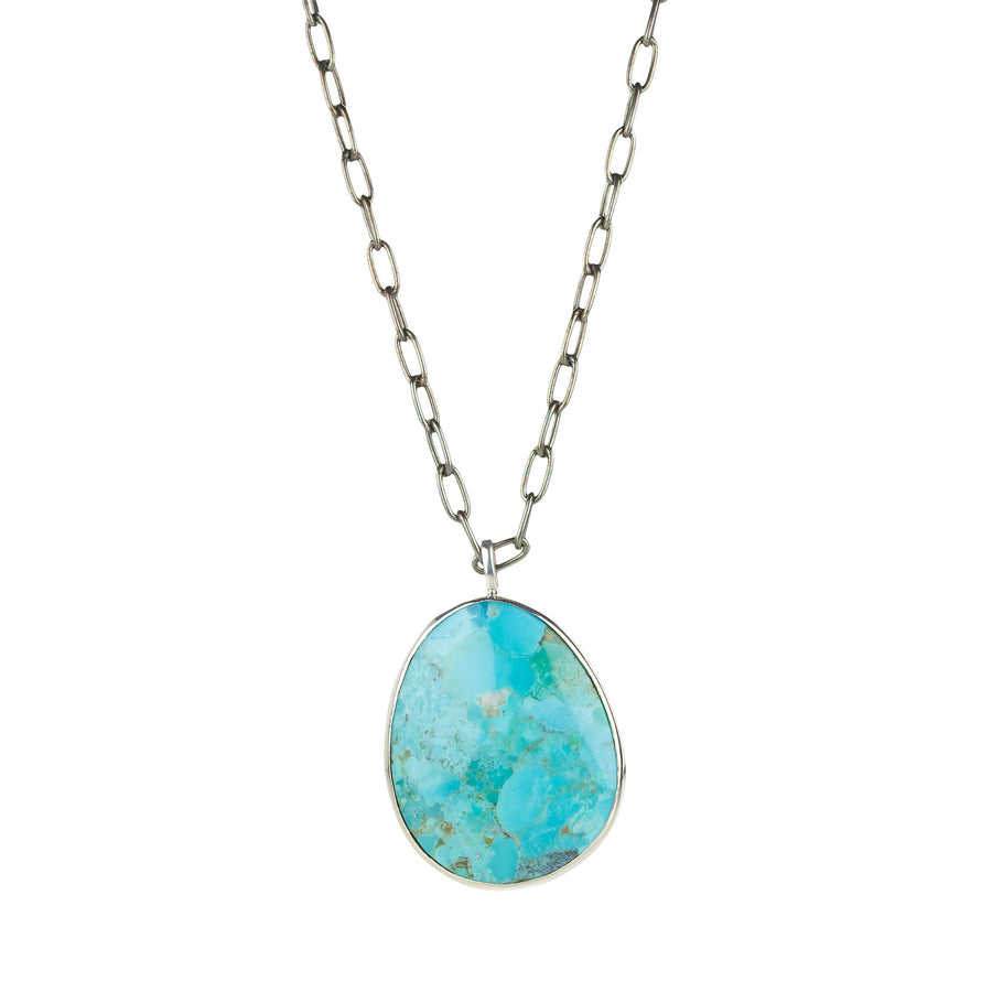 Joseph Brooks Freeform Arizona Turquoise Pendant Necklace | Quadrum Gallery