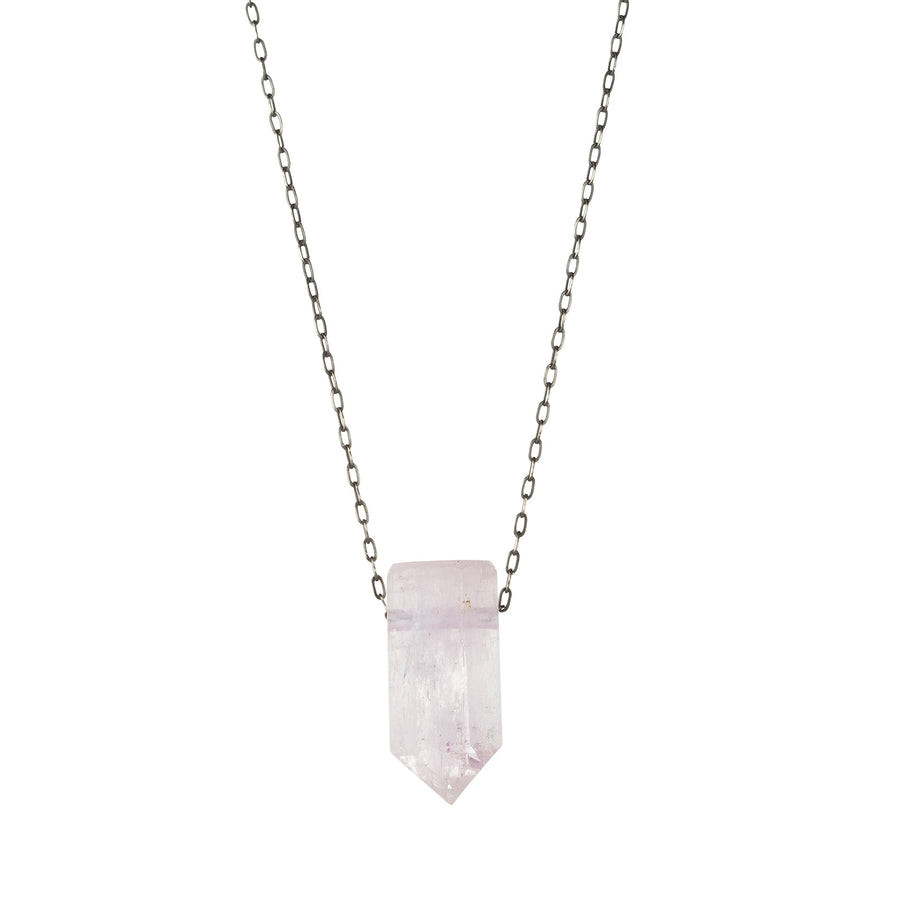 Joseph Brooks 1 3/8" Kunzite Crystal Pendant Necklace | Quadrum Gallery