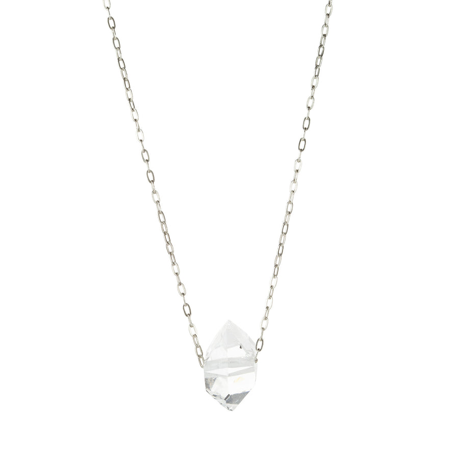 Joseph Brooks Herkimer Diamond Crystal Pendant Necklace | Quadrum Gallery