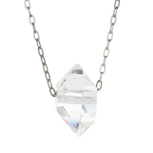 Joseph Brooks Herkimer Diamond Quartz Crystal Pendant Necklace | Quadrum Gallery