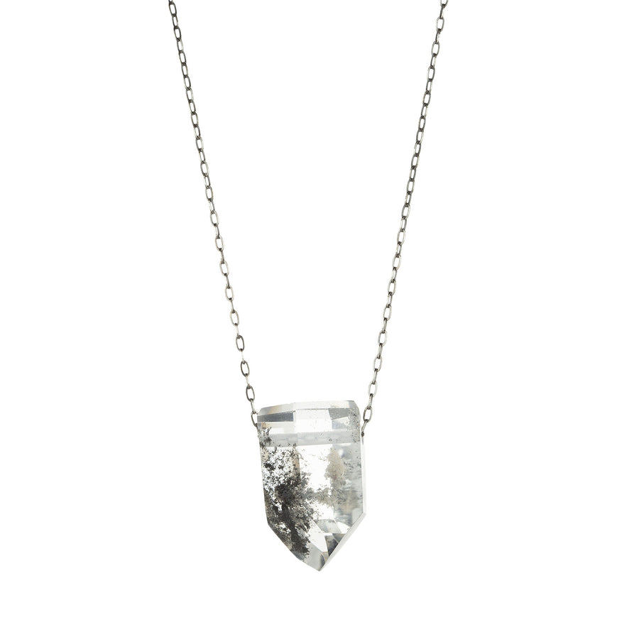 Joseph Brooks Quartz and Chlorite Crystal Pendant Necklace | Quadrum Gallery