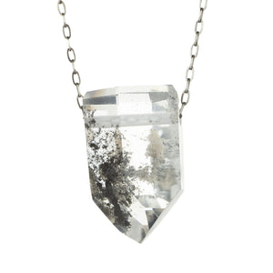 Joseph Brooks Quartz and Chlorite Crystal Pendant Necklace | Quadrum Gallery