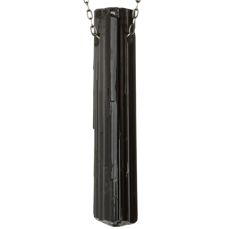 Joseph Brooks 69mm Black Tourmaline Crystal Pendant Necklace | Quadrum Gallery