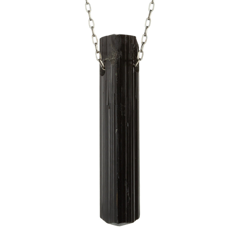 Joseph Brooks 61mm Black Tourmaline Pendant Necklace | Quadrum Gallery