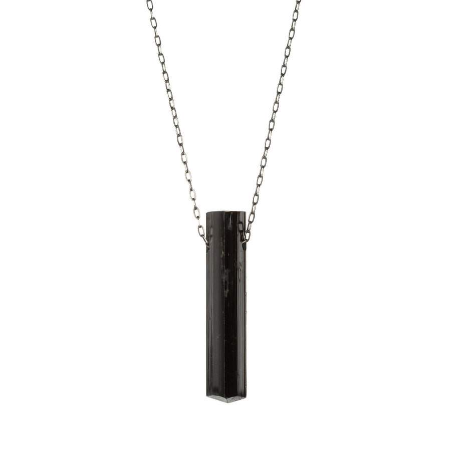 Joseph Brooks 53mm Black Tourmaline Pendant Necklace | Quadrum Gallery