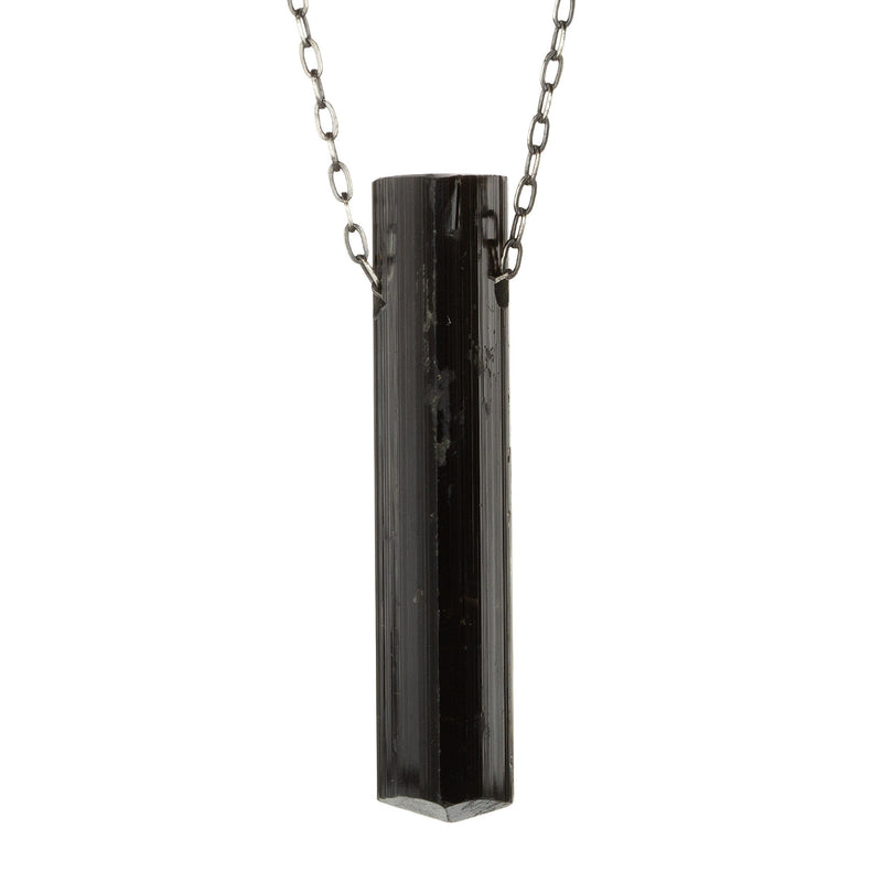 Joseph Brooks 53mm Black Tourmaline Pendant Necklace | Quadrum Gallery