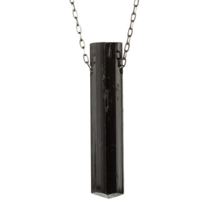 Joseph Brooks 53mm Black Tourmaline Pendant Necklace | Quadrum Gallery