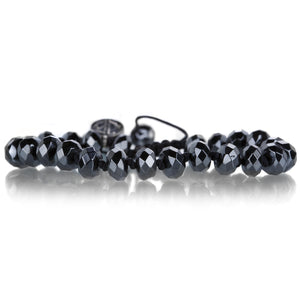 Joseph Brooks Faceted Hematite Beaded Bracelet | Quadrum Gallery