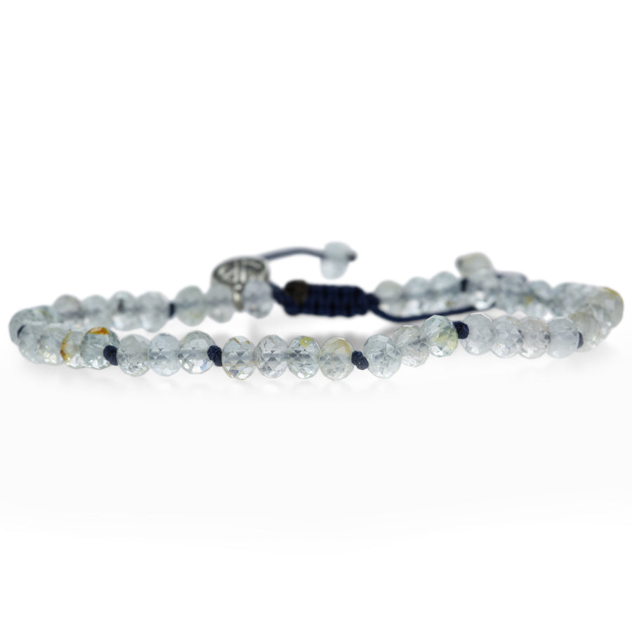 Joseph Brooks  5mm Faceted White Topaz Bracelet | Quadrum Gallery
