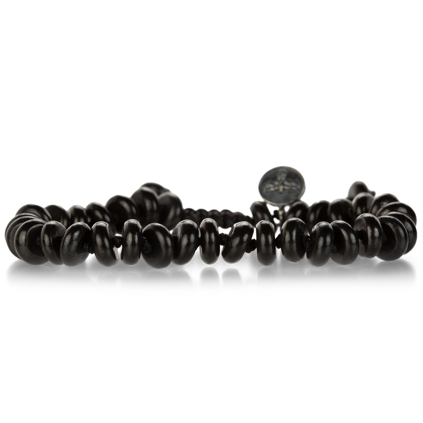 Joseph Brooks Smooth 8mm Shungite Beaded Bracelet | Quadrum Gallery