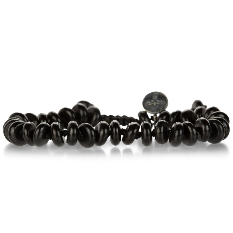 Joseph Brooks Smooth 8mm Shungite Beaded Bracelet | Quadrum Gallery