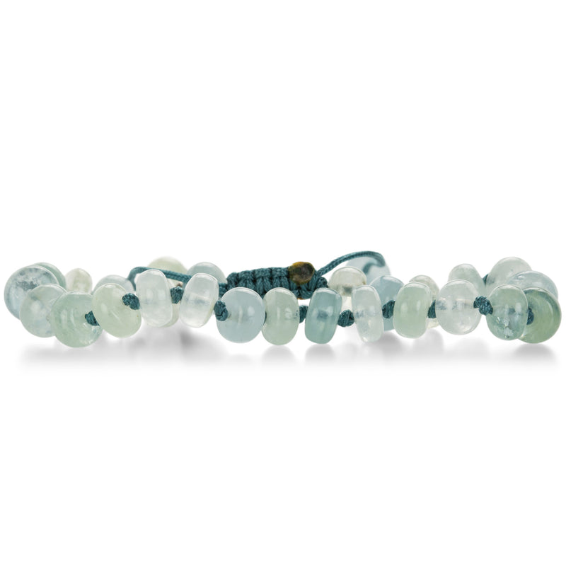Joseph Brooks 8mm Smooth Aquamarine Beaded Bracelet | Quadrum Gallery