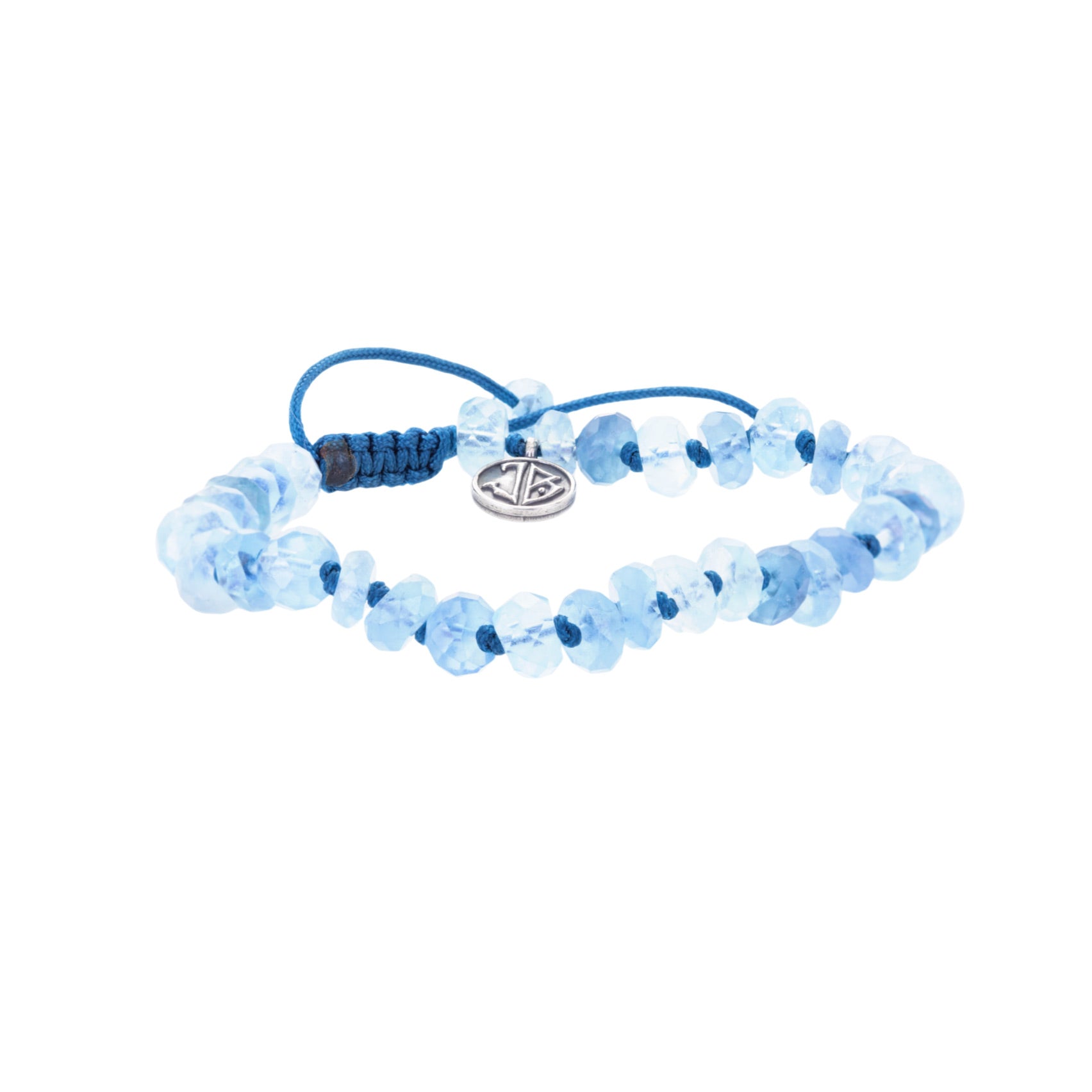 Joseph Brooks 8mm Faceted Fine Aquamarine Bracelet | Quadrum Gallery