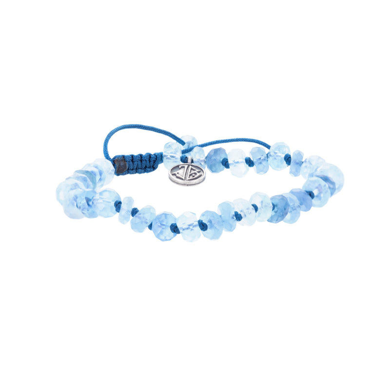 Joseph Brooks 8mm Faceted Fine Aquamarine Bracelet | Quadrum Gallery