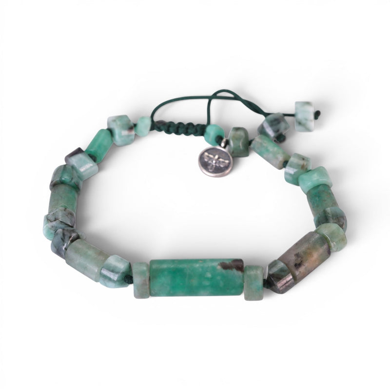 Joseph Brooks Tubular Colombian Emerald Bracelet | Quadrum Gallery