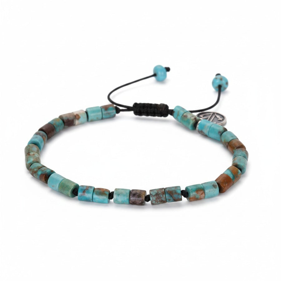 Joseph Brooks 4mm Arizona Turquoise Tube Beaded Bracelet | Quadrum Gallery