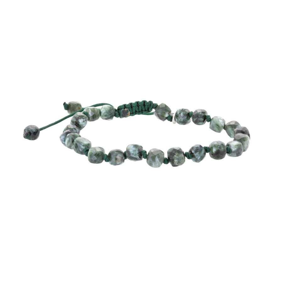 Joseph Brooks 6mm Faceted Seraphinite Bracelet | Quadrum Gallery