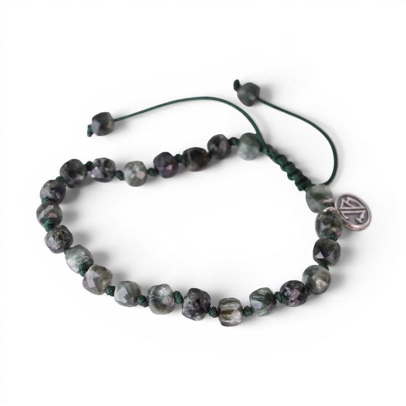 Joseph Brooks 6mm Faceted Seraphinite Beaded Bracelet | Quadrum Gallery