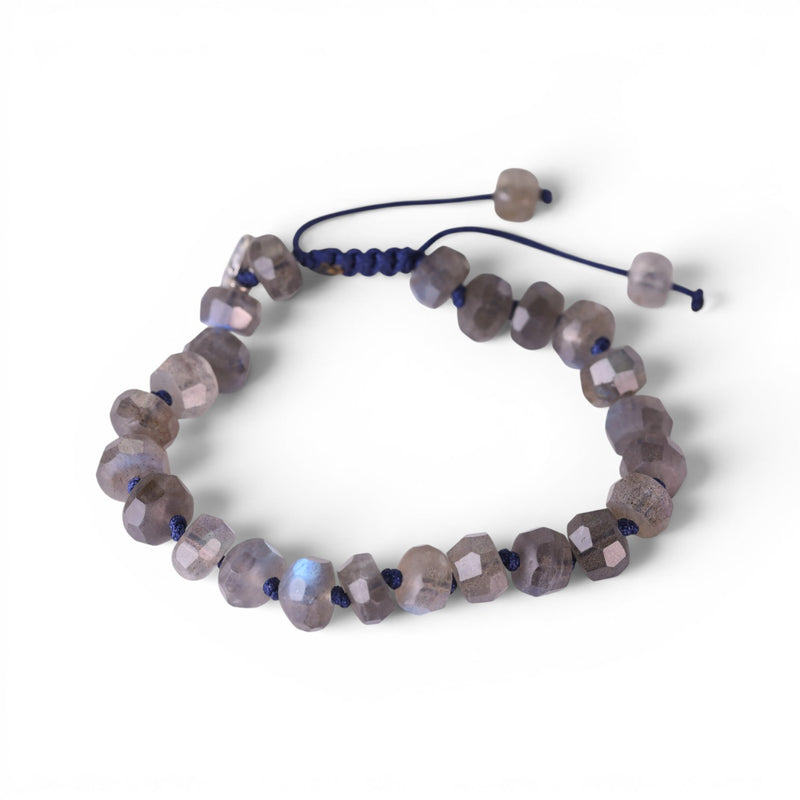 Joseph Brooks 9mm Faceted Labradorite Bracelet | Quadrum Gallery