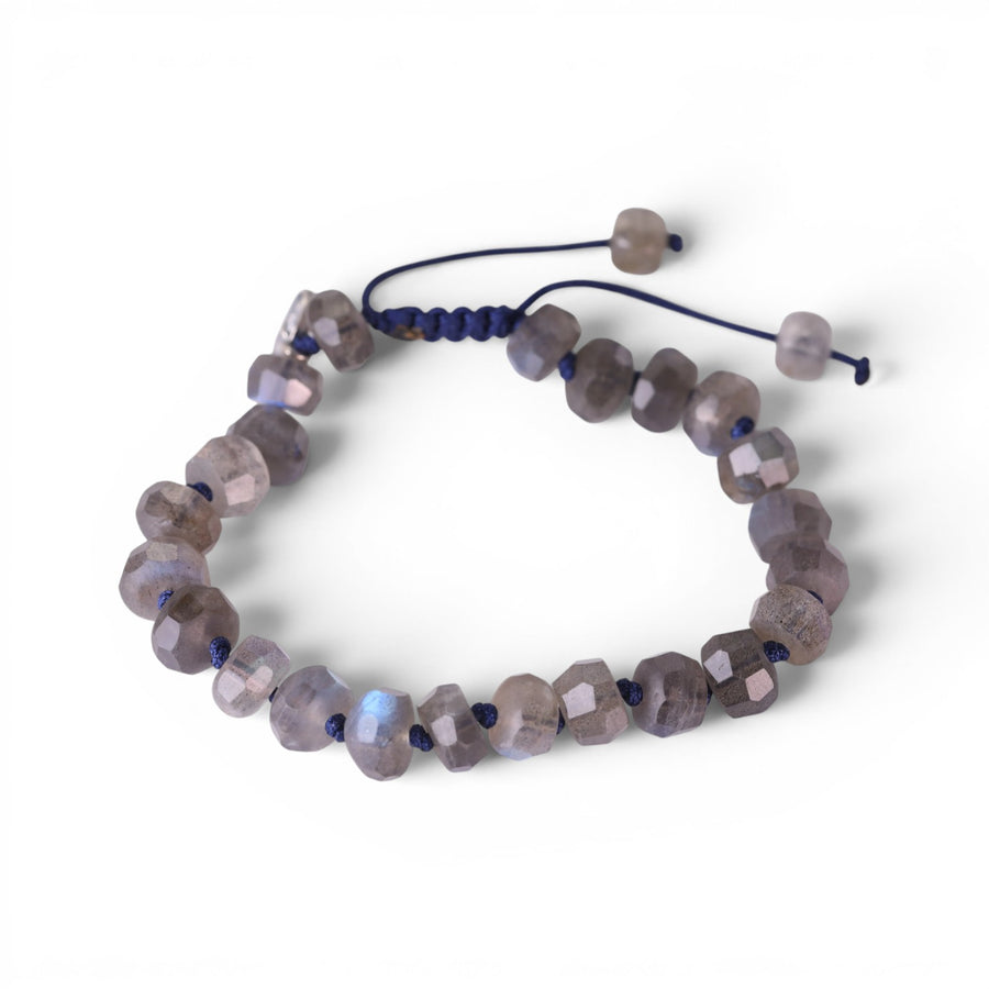 Joseph Brooks 9mm Faceted Labradorite Bracelet | Quadrum Gallery