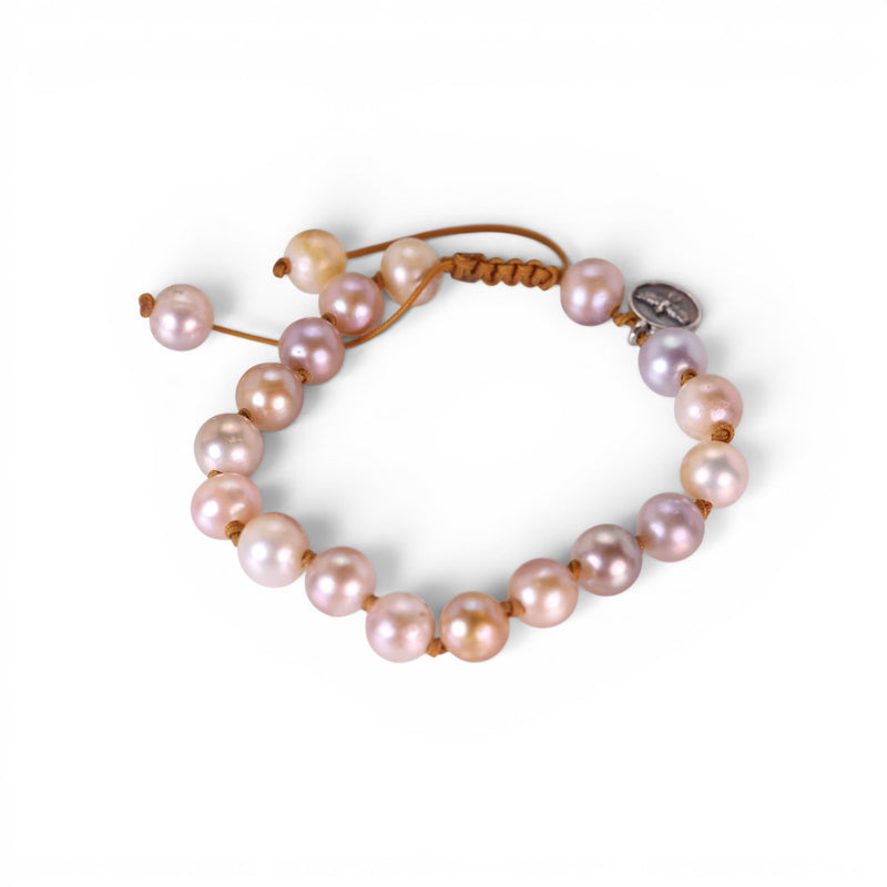 Joseph Brooks 8mm Natural Gold Cultured Pearl Bracelet | Quadrum Gallery