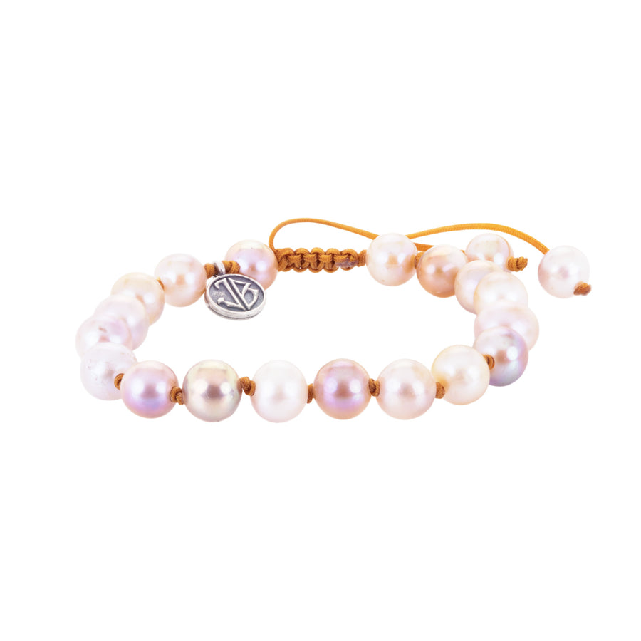 Joseph Brooks 8mm Natural Gold Round Cultured Pearl Bracelet | Quadrum Gallery