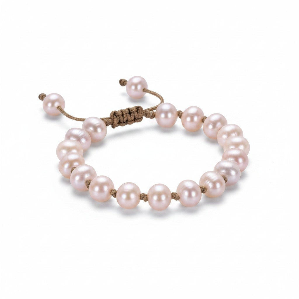 Joseph Brooks 8mm Natural Silver Cultured Pearl Bracelet | Quadrum Gallery