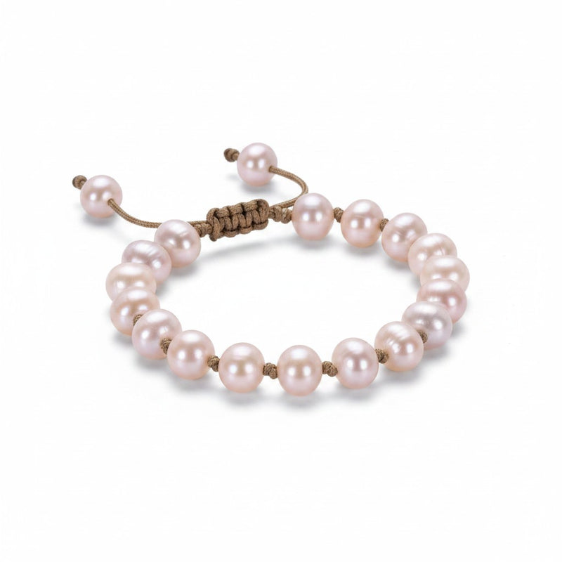 Joseph Brooks 8mm Natural Silver Cultured Pearl Bracelet | Quadrum Gallery