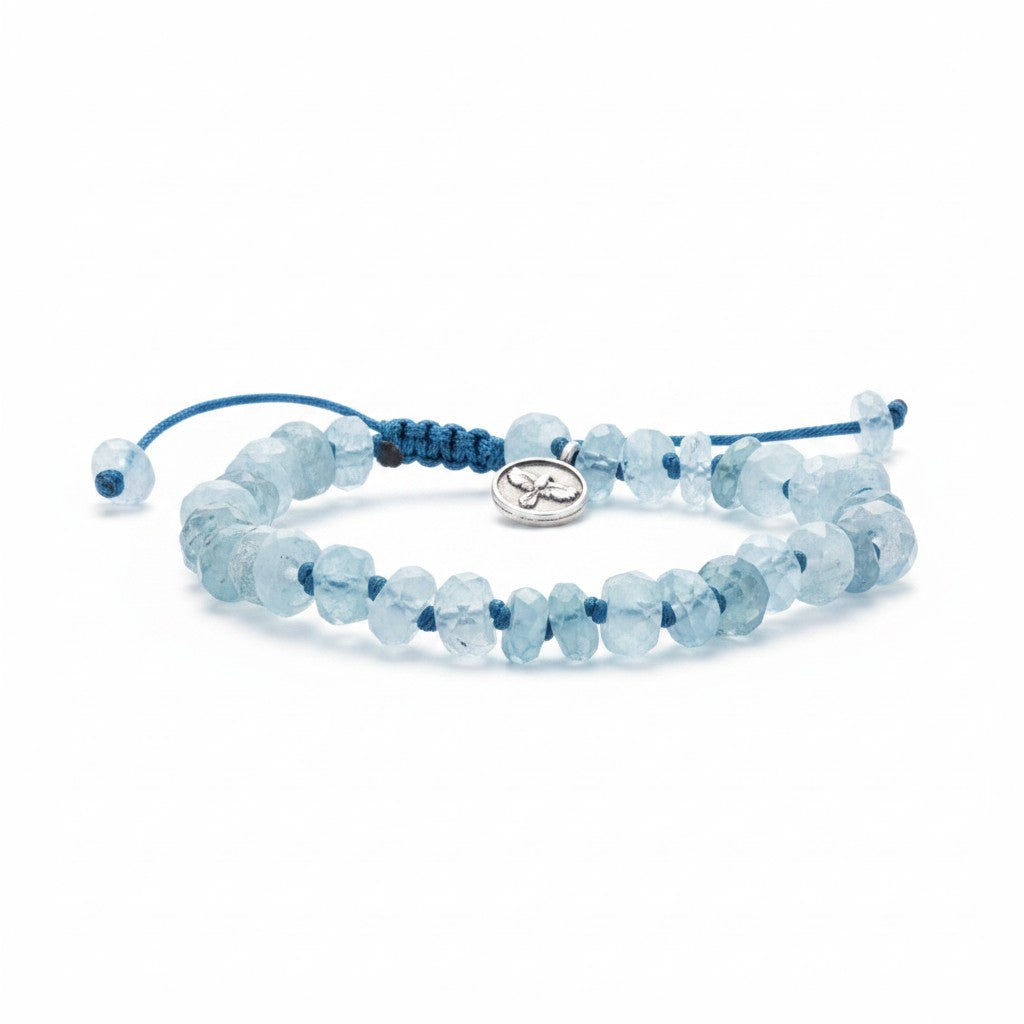 Joseph Brooks Fine Aquamarine Beaded Bracelet  | Quadrum Gallery
