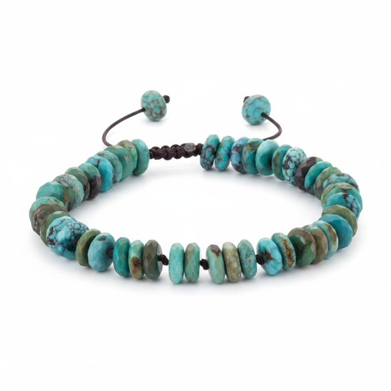 Joseph Brooks Faceted Arizona Turquoise Bead Bracelet | Quadrum Gallery