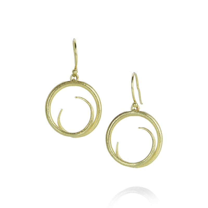 John Iversen 18k Susan Swirl Earrings | Quadrum Gallery