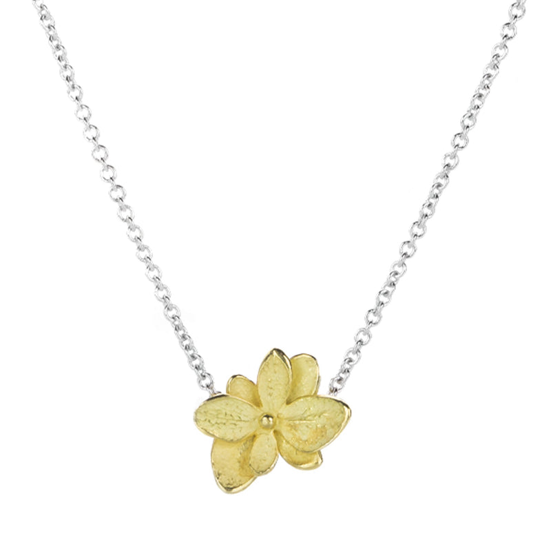 John Iversen Baby Twin Hydrangea Pendant Necklace | Quadrum Gallery