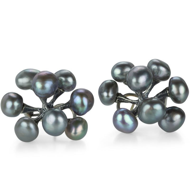 John Iversen Single Freshwater Pearl Jacks Earrings | Quadrum Gallery
