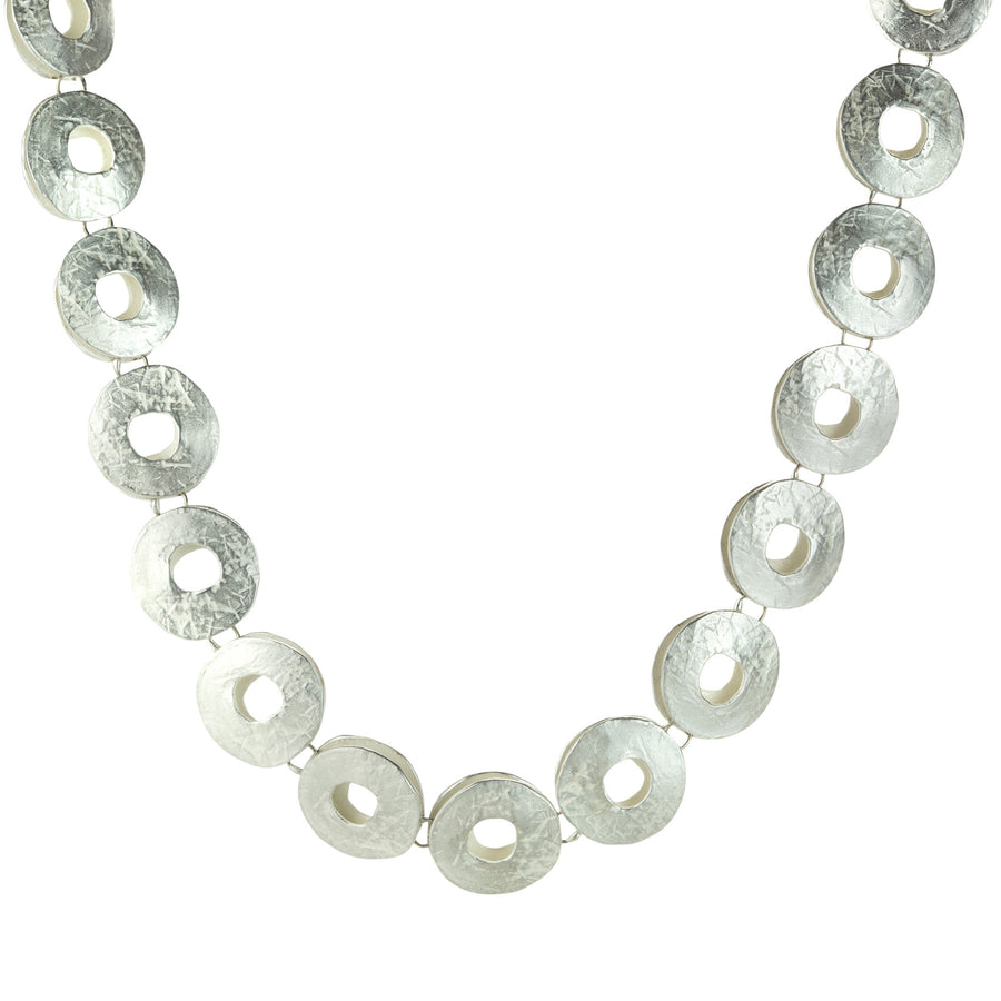 John Iversen Sterling Silver Moonshadow Necklace  | Quadrum Gallery