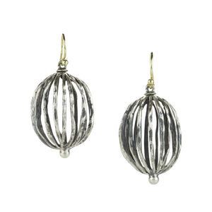 John Iversen Open Walnut Drop Earrings | Quadrum Gallery