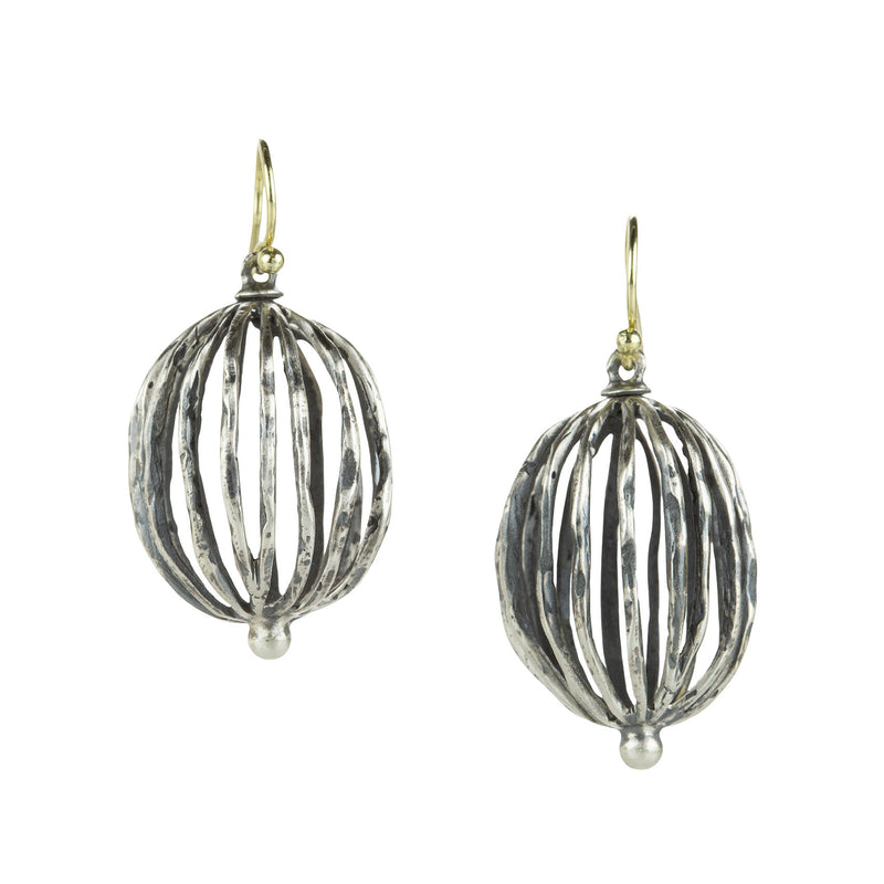 John Iversen Open Walnut Drop Earrings | Quadrum Gallery