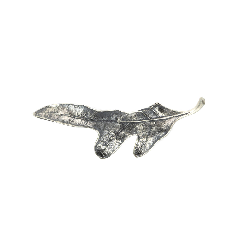 John Iversen Silver Leaf Pin II | Quadrum Gallery