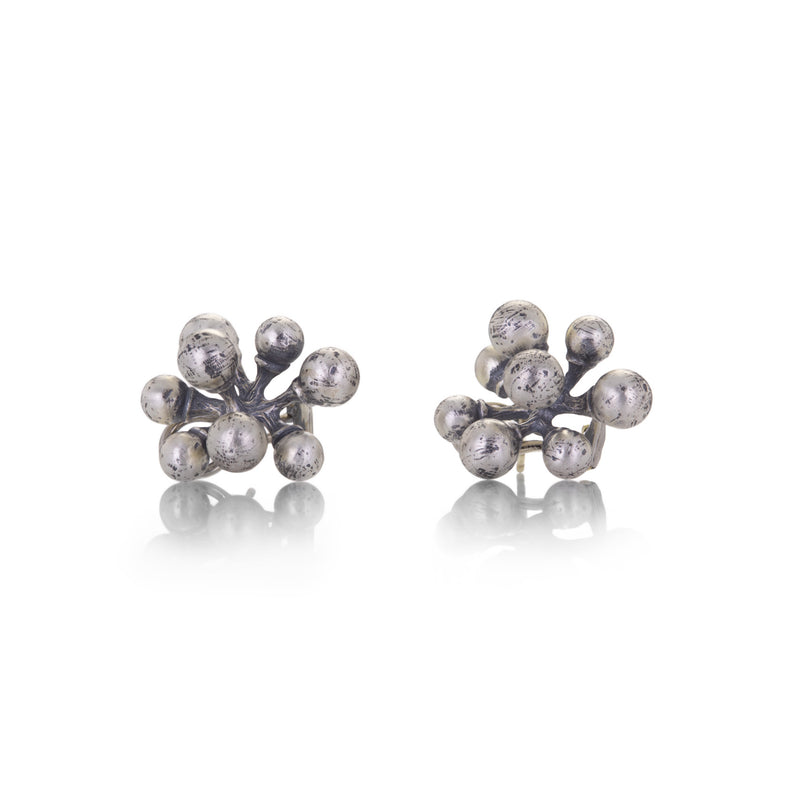 John Iversen Small Silver Bead Jacks Earrings | Quadrum Gallery
