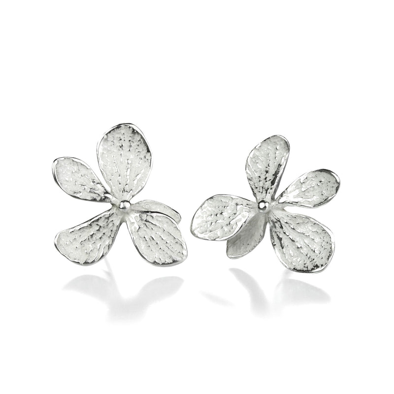 John Iversen Single Hydrangea Studs  | Quadrum Gallery