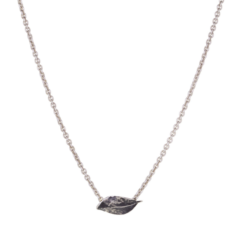 John Iversen Boxwood Leaf Pendant and Chain | Quadrum Gallery