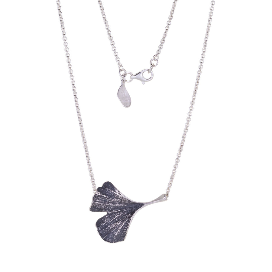 John Iversen Large Ginkgo Leaf Pendant Necklace | Quadrum Gallery
