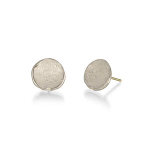 John Iversen Silver Anemone Posted Stud Earrings | Quadrum Gallery
