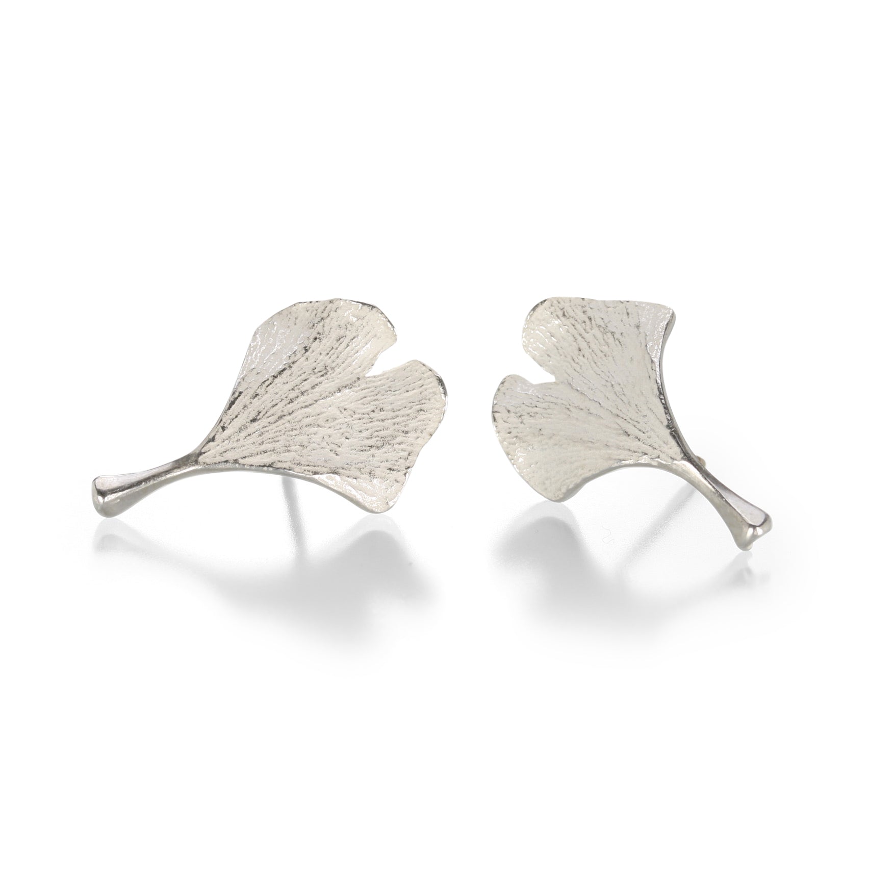 John Iversen Baby Ginkgo Stud Earrings | Quadrum Gallery