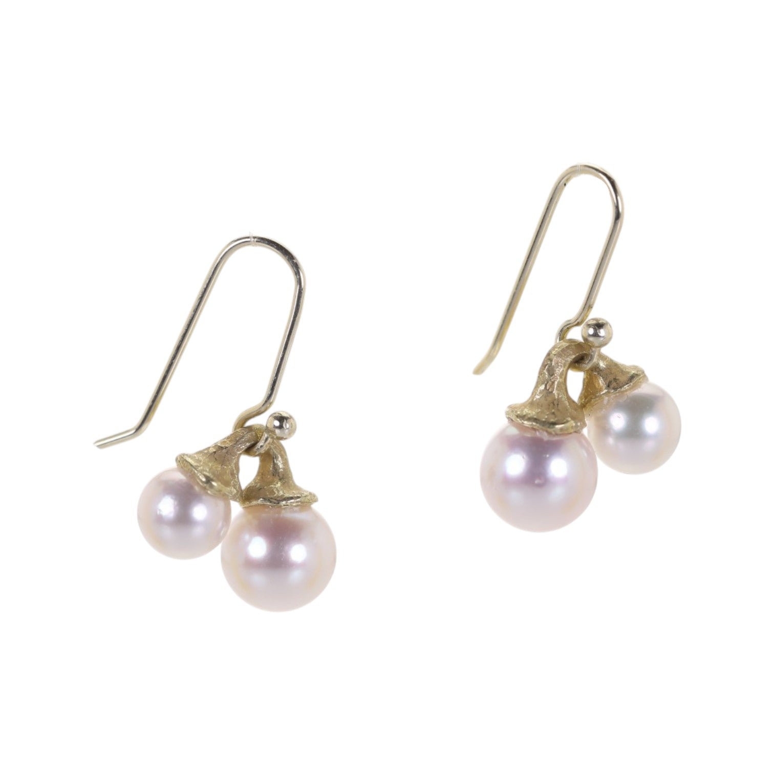 John Iversen 18k Large Double Drop Earrings | Quadrum Gallery