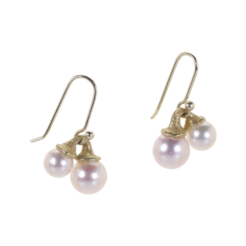 John Iversen 18k Large Double Drop Earrings | Quadrum Gallery
