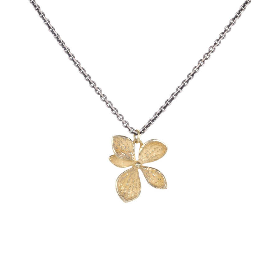 John Iversen 18k Single Hydrangea Pendant Necklace | Quadrum Gallery