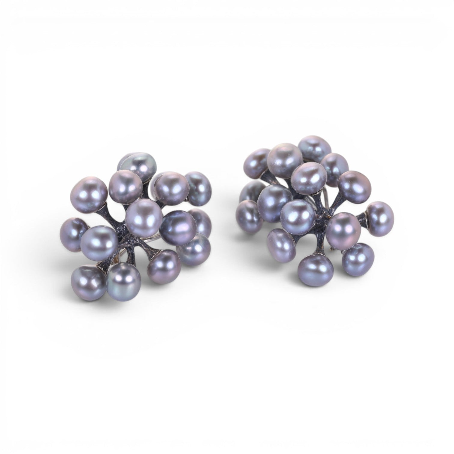 John Iversen Double Freshwater Pearl Jacks Earrings | Quadrum Gallery