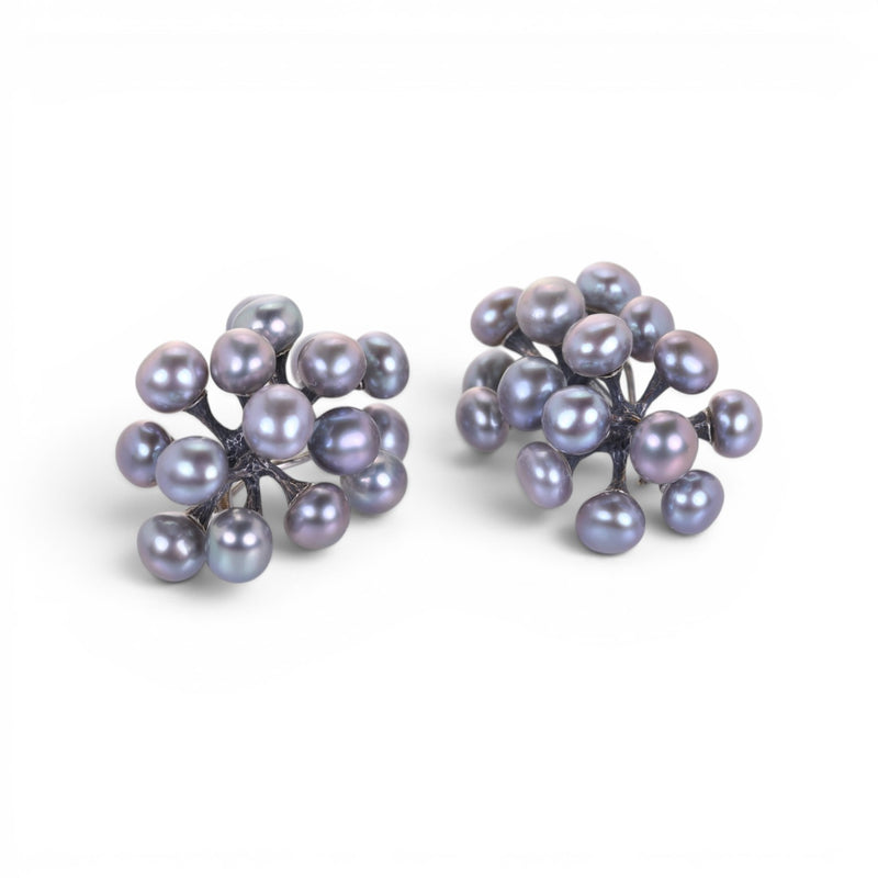 John Iversen Double Freshwater Pearl Jacks Earrings | Quadrum Gallery