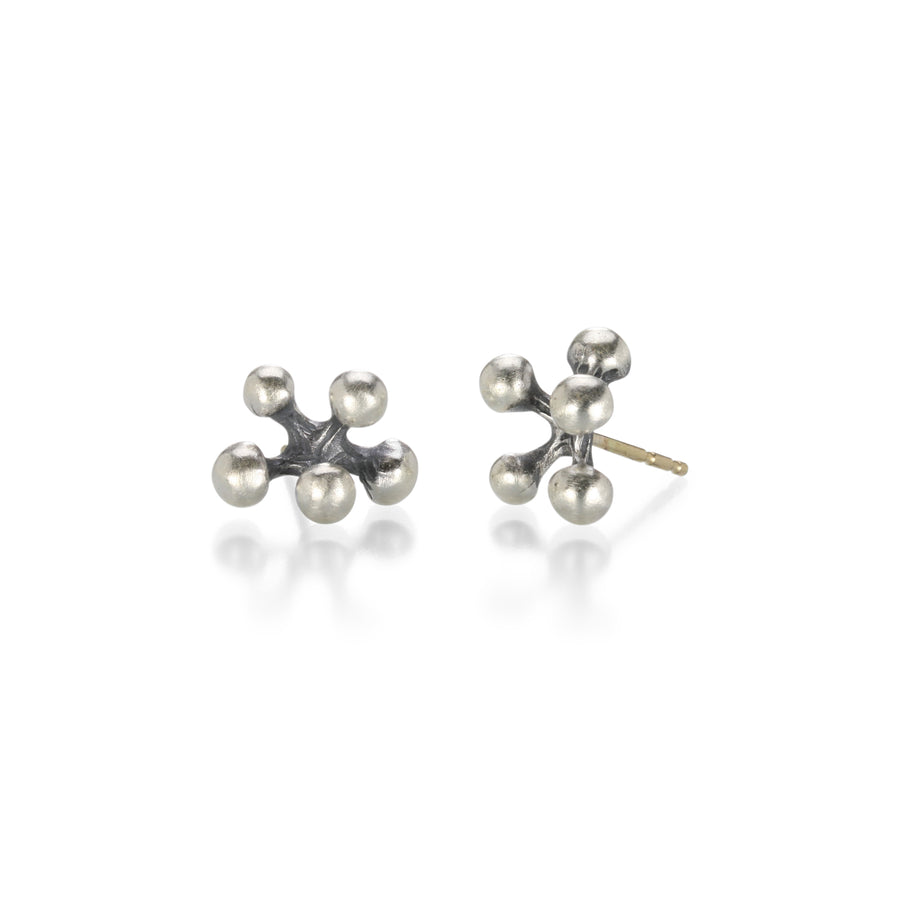 John Iversen Oxidized Silver Baby Berry Stud Earrings | Quadrum Gallery