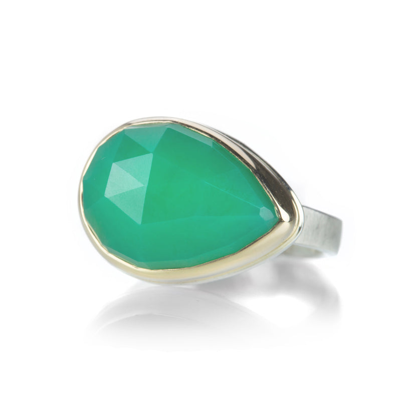 Jamie Joseph Teardrop Chrysoprase Ring | Quadrum Gallery
